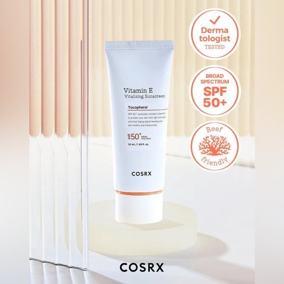 COSRX | Vitamin E Vitalizing Sunscreen | SPF 50 | Tacopherol | NiB 50 mL 2 Boxes - Picture 7 of 16